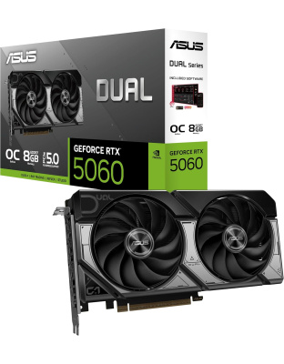 ASUS Dual GeForce RTX 5060 8GB GDDR7 OC Edition